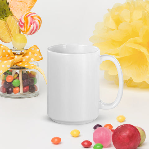 Image of White glossy mug