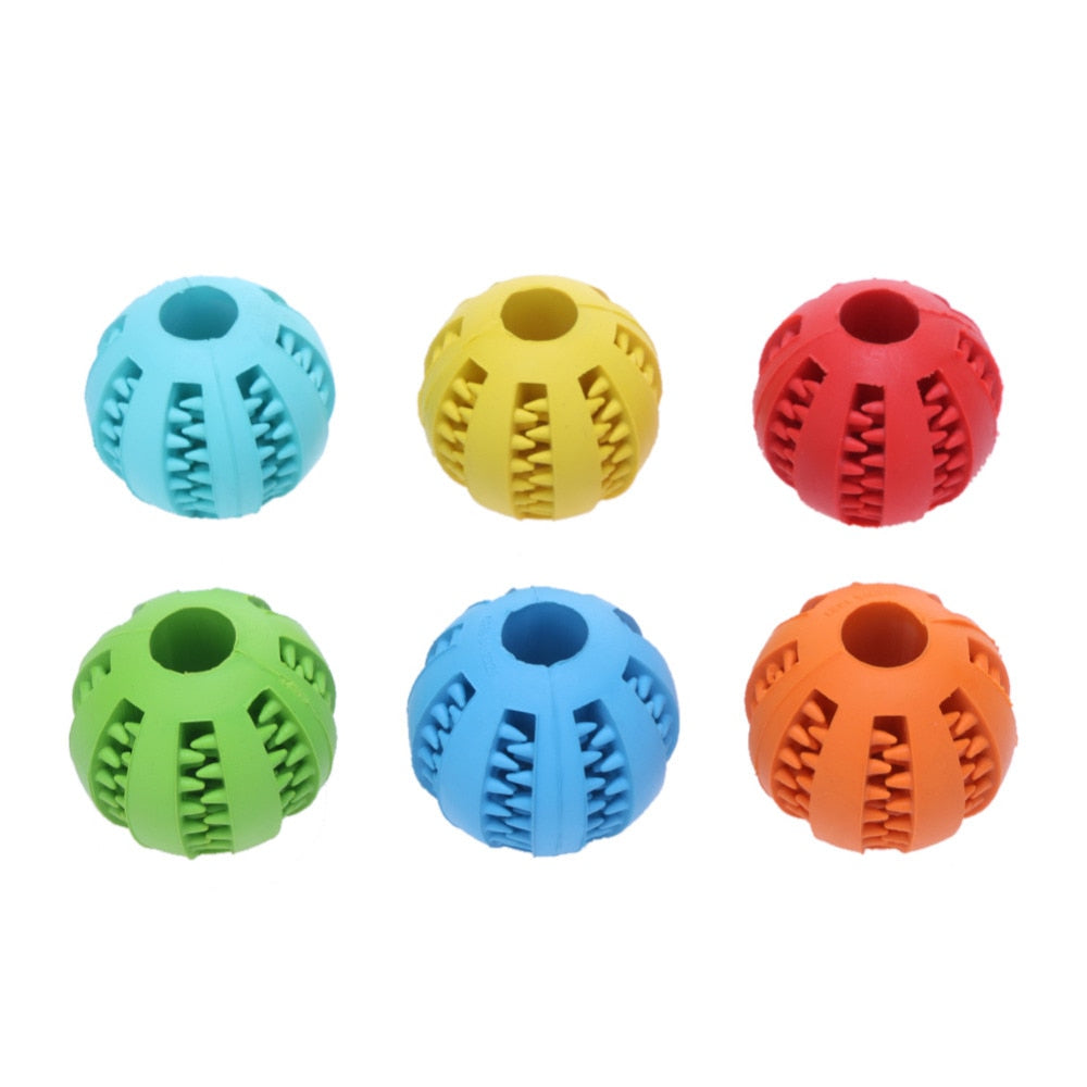 5/7 cm Dog Toy Interactive Rubber Balls