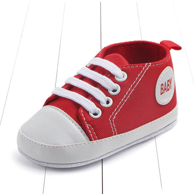 Newborn Baby Boys Girls First Walkers Shoes Infant Toddler Soft Sole