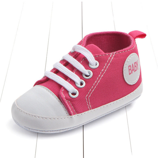 Newborn Baby Boys Girls First Walkers Shoes Infant Toddler Soft Sole